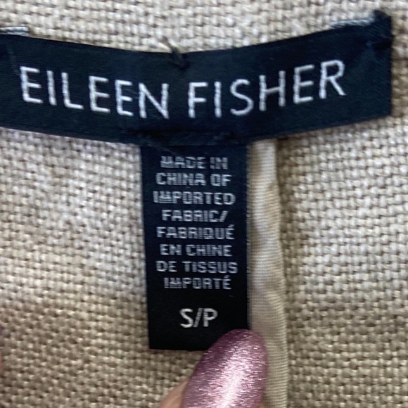 Eileen Fisher Small/Petite linen jacket - Chore Jacket $338 - Picture 3 of 6
